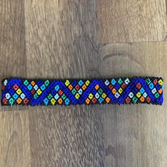 Handmade Beaded Headband - Picture 1 of 11